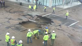 Springfield, MA Water Main Break/ Sinkhole  May 4, 2016 2:32 PM
