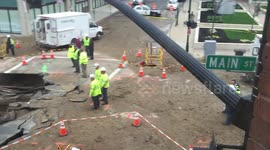 Springfield, MA Water Main Break/ Sinkhole  May 4, 2016 4:52 PM