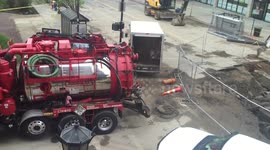 Springfield, MA Water Main Break/ Sinkhole  May 4, 2016 - May 5, 2016 Update