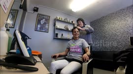 Getting  head shaved for charity