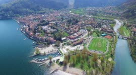 Amazing kitesurfing footage in lake Maggiore-Italy