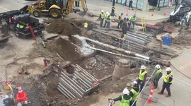 Springfield, MA Water Main Break/ Sinkhole  May 4, 2016 - May 6, 2016 Update
