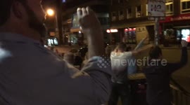 Leicester City fans on Leicester City Centre right now.