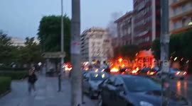 'Firebomb' goes off at government party office in Greece