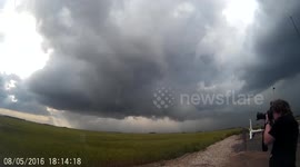 Severe Thunderstorm Time Lapse