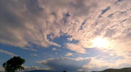 Time lapse of a storm coming