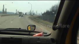 Driving through Fort McMurray two days after the evacuations