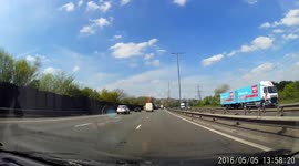 Train Carriage Transported on the M5 Motorway