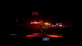 Truck Collision Scene