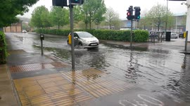 Heavy rain overnight causes flooding in High Wycombe