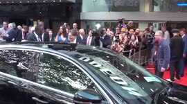 Lord Lawson of Blaby and Lizzie Cundy at Brexit: The Movie premiere