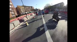 Left hook takes out cyclist