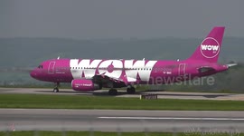 Wow Air A320 INAUGURAL Flight to Bristol Airport (13/5/16) | Landing & Takeoff | New Airline+ATC!