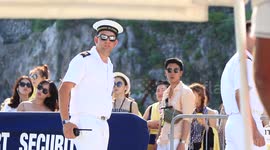 Coast guard in Positano