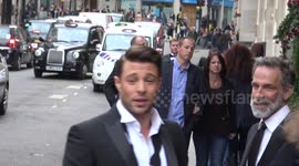 Duncan Jones from Blue arrives at LGBT Awards, London