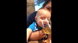 Drinking like a puppy