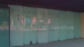Spain: Students in Complutense University of Madrid hold pro-Palestine protest camps