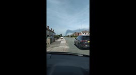 Massive smoke from a warehouse fire in Cannock fills the sky