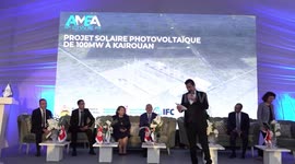 Chinese companies start construction of largest photovoltaic power station in Tunisia
