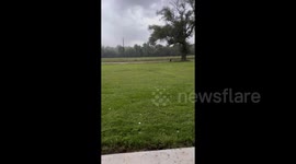 US: Severe Weather Brings Large Hail To Parts Of Texas
