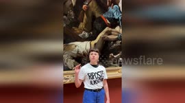 France: Citizens Advocate for Food Security at Louvre's Delacroix Painting