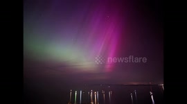 Aurora dazzles over Cornwall as UK residents delighted by northern lights