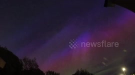 Strong Solar Storm Produces Northern Lights 2