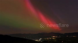 4K Aurora timelapse from Latrigg Summit in Keswick, Cumbria