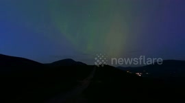 4K Aurora timelapse from Latrigg Summit in Keswick, Cumbria