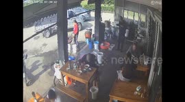 China: Dining Room Table Suddenly on Fire