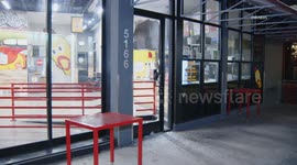 North Hollywood Daves Hot Chicken Window Smash Robbery