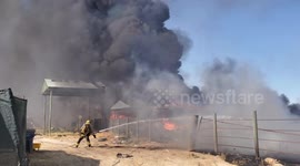 Structure Fire in Bakersfield