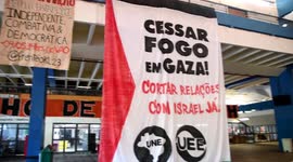 Brazil: USP students set up camp in defense of Palestine