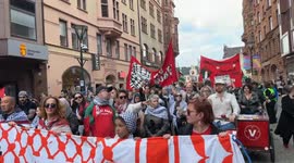 Mass Protests in Malmö (Sweden) Israel’s Eurovision Entry.