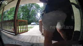 Snake Waits By The Front Door