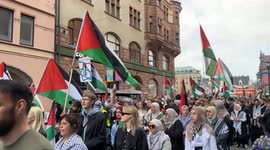 Mass Protests in Malmö (Sweden) Israel’s Eurovision Entry.