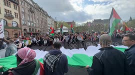 Mass Protests in Malmö (Sweden) Israel’s Eurovision Entry.