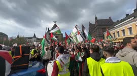 Mass Protests in Malmö (Sweden) Israel’s Eurovision Entry.