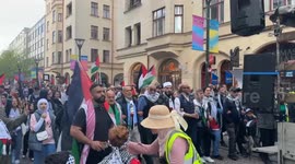 Mass Protests in Malmö (Sweden) Israel’s Eurovision Entry.