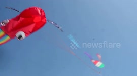 Clockshop's 4th Annual Community and Unity People's Kite Festival in Los Angeles, California