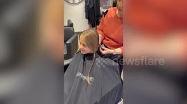 Boy who lost his hair to cancer as a toddler donated his locks when they grew back
