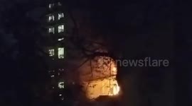 India: Massive fire engulfs bungalow in western India, suspected cylinder blast amidst blaze