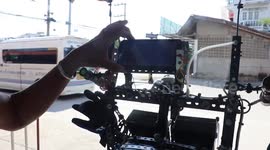 Modified motorbike has awesome entertainment system