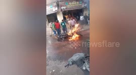 10 sustain burn injuries in motorcycle blast on South India