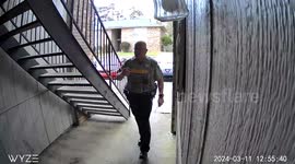 Motion Tracking Security Camera Makes Deputy's Day