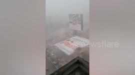 Mumbai billboard collapse kills at least 14 people during storm