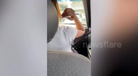 Girls play rock, paper, and scissors to battle for parking space in South Korea