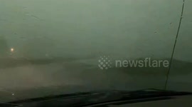 Tornado-warned storm batters parts of Louisiana