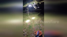 USA: Heroic Nighttime Cliff Rescue Saves Two Lives from Treacherous Peril