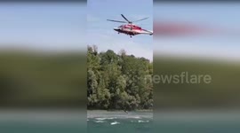 Italy: Dramatic Rescue Operation Saves Man from Water Near Cornate d'Adda
